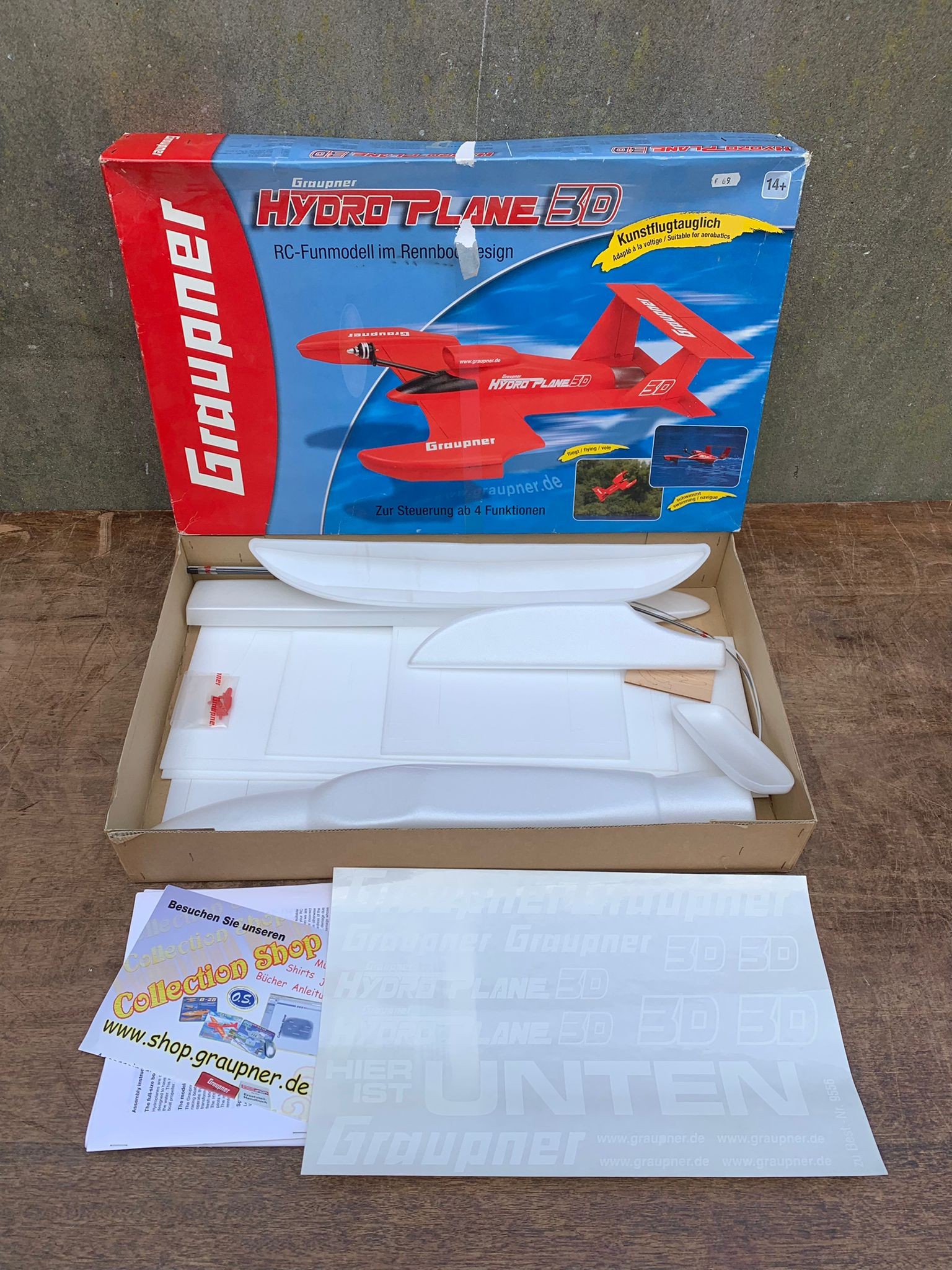 Graupner clearance hydroplane 3d