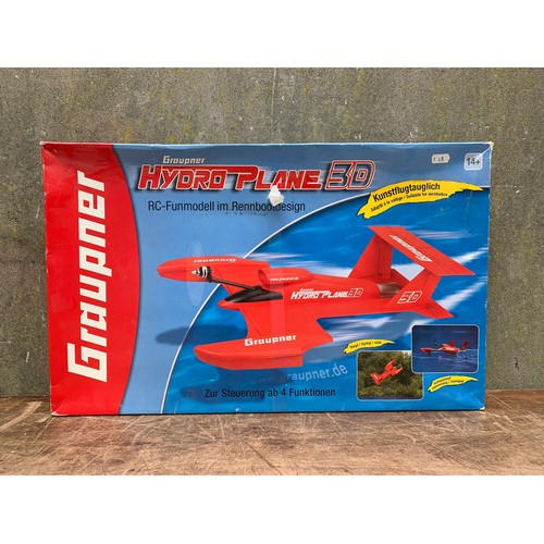 27 - Graupner Hydro Plane 3D in box. Box measures 61 x 37 x 12cm