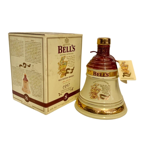 179 - Unopened Bell’s Old Scotch Whisky 1997 Christmas Decanter. 70cl, 40%