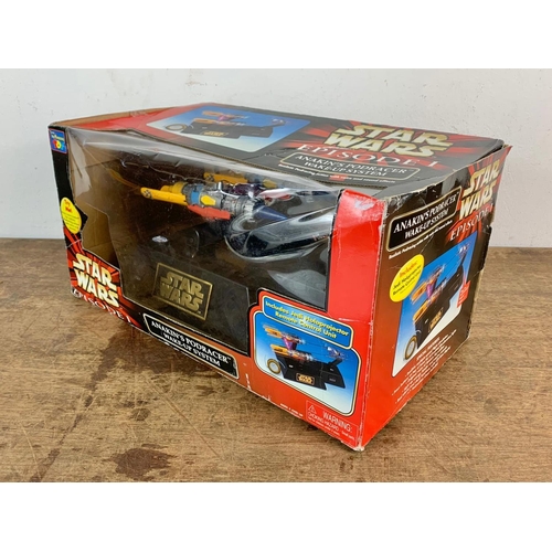 124 - Star Wars Episode I Anakin’s Podracer Wake Up System in box. Box measures 45 x 25 x 23cm