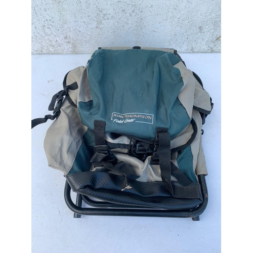 150 - 3 camping fishing bags. 2 by Lowland Outdoor and Ron Thompson Field Gear.