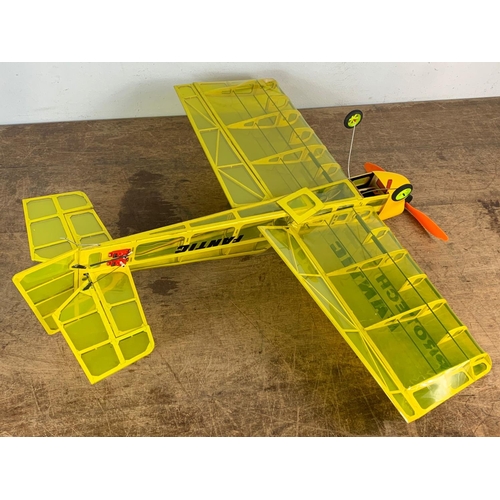 166 - Protech Fantic remote control model plane. 75cm