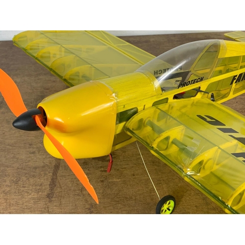 166 - Protech Fantic remote control model plane. 75cm