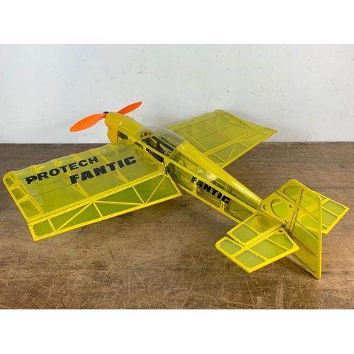 166 - Protech Fantic remote control model plane. 75cm