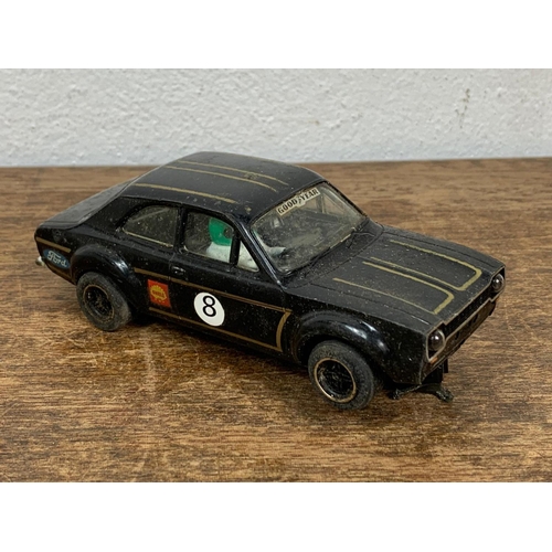 41 - 2 vintage Scalextric cars. Scalextric Rally C113 Triumph TR7 in box. Box measures 19cm.