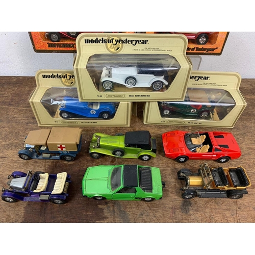 43 - 13 Matchbox and Corgi model toy cars.