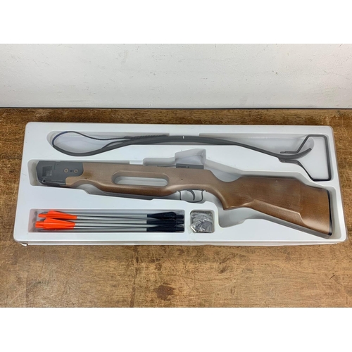 54 - Mega Line Balestra Crossbow Armburst. Box measures 85 x 33cm