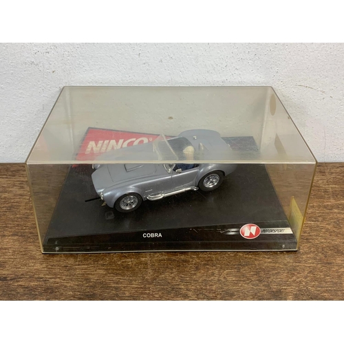 55 - Ninco AC Cobra slot car. 19.5 x 12.5cm