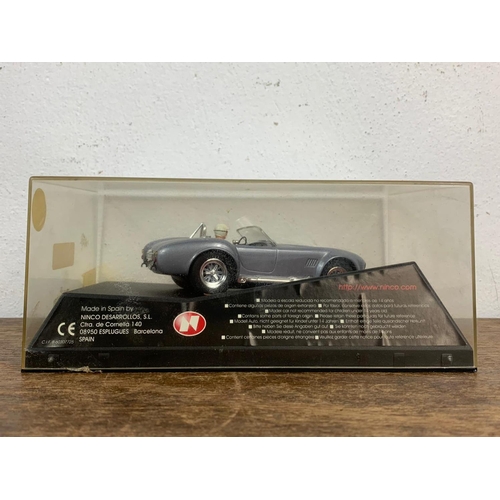 55 - Ninco AC Cobra slot car. 19.5 x 12.5cm