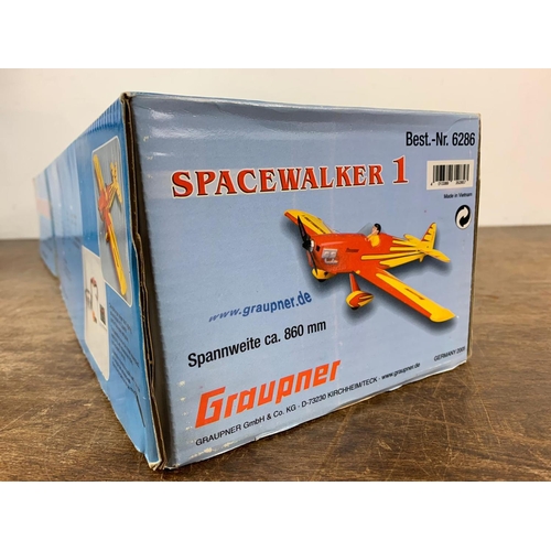 60 - Graupner Spacewalker 1 plane in box. Box 89cm