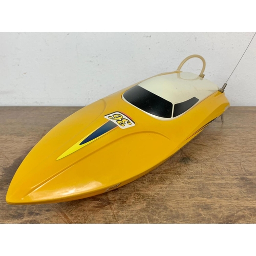 64 - Hype Warrior 2000 Brushless Powered Offshore Racer boat in box. Box measures 50cm