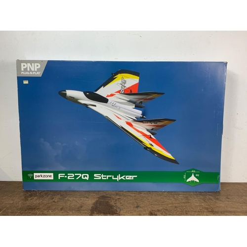 Parkzone F-27Q Stryker plane in box. Horizon Hobby. Box measures 105.5 ...