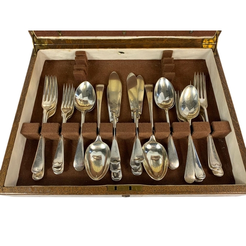 181 - Canteen of silver plated cutlery