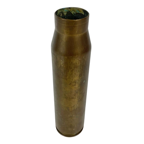 190 - 2 piece of trench art. Largest piece 17.5cm