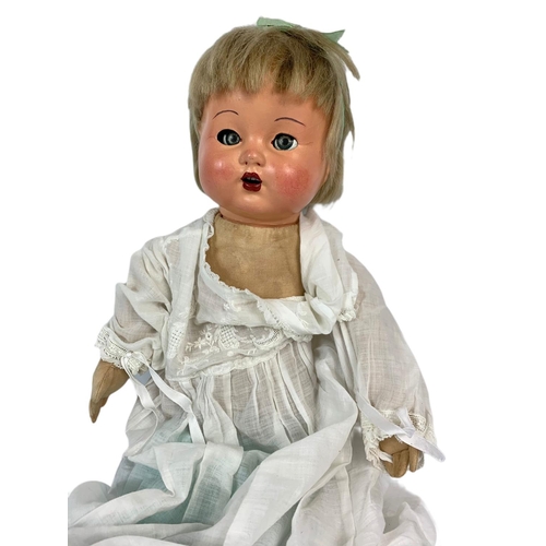 196 - Vintage early 20th century doll. 44cm