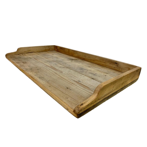 20 - Vintage pine baking tray, 80cm x 44cm