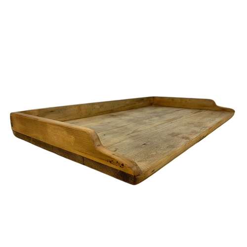 20 - Vintage pine baking tray, 80cm x 44cm