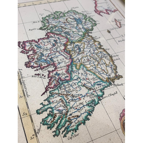 33 - Georgian map of Ireland, 23x30.5cm