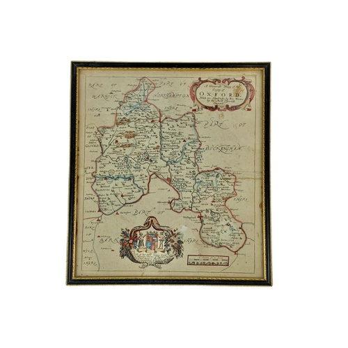 34 - Georgian map of Oxford, 33x36.5cm
