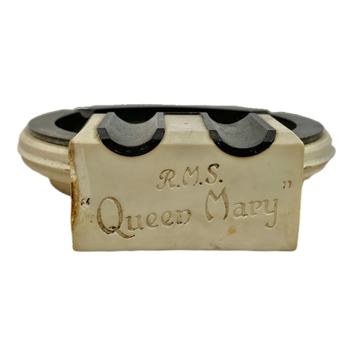 398 - RMS Queen Mary ashtray