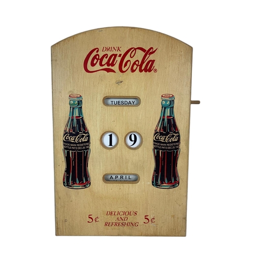 41 - Vintage Coca-Cola calender. 40x61cm