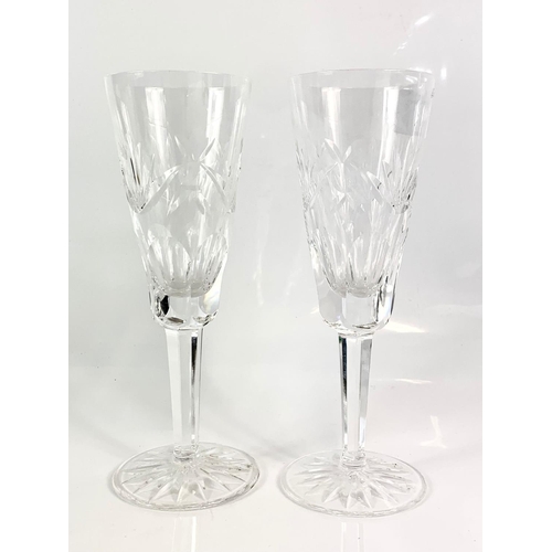 411 - 2 Waterford Crystal glasses