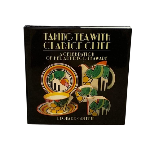 417 - Clarice Cliff Art Deco Bizarre pattern part tea set, circa 1930s. Including a Celebration of Clarice... 