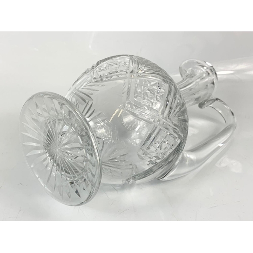 453 - Large Thomas Webb crystal decanter. 35cm