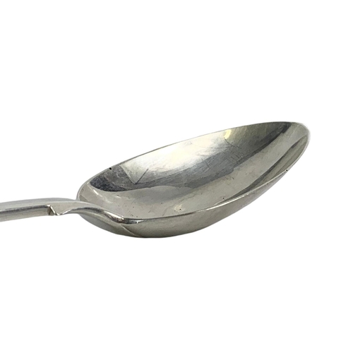 667 - Large Victorin silver serving spoon, 68.7 grams, 22cm