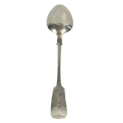 667 - Large Victorin silver serving spoon, 68.7 grams, 22cm