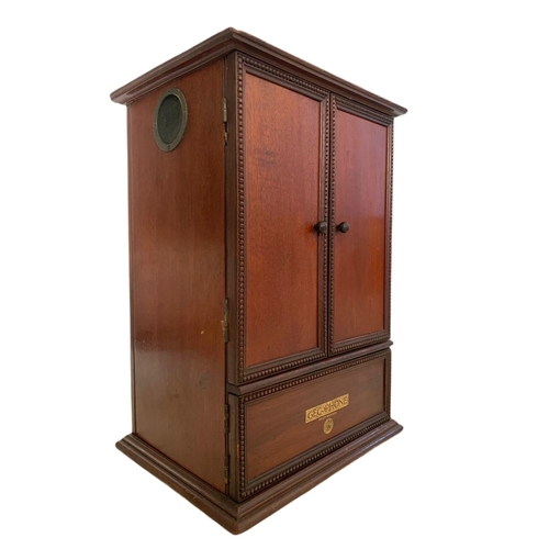 356 - Early 20th century mahogany BBC Gecophone cabinet. 30/23/42.5cm