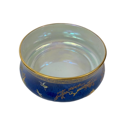 607 - Early Carlton Ware Pagoda pattern lustre bowl. 20 x 9cm