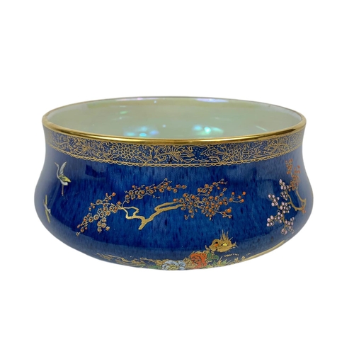 607 - Early Carlton Ware Pagoda pattern lustre bowl. 20 x 9cm