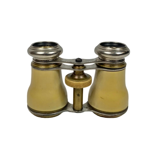 237 - Pair of Edwardian opera glasses in case.