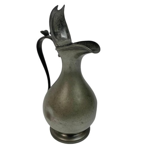 242 - Victorian pewter pitcher by James Dixon & Sons Sheffield. 24cm