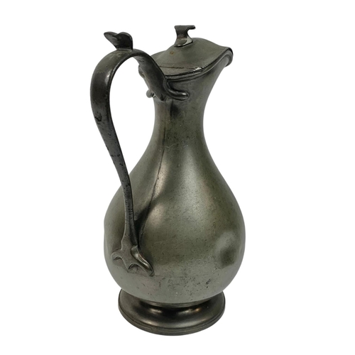 242 - Victorian pewter pitcher by James Dixon & Sons Sheffield. 24cm
