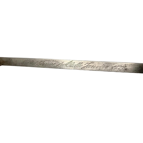 249 - 19th century French bayonet, 1876, 66cm