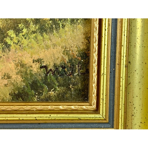 259 - 2 oil paintings in gilt frames, 50cm x 40cm