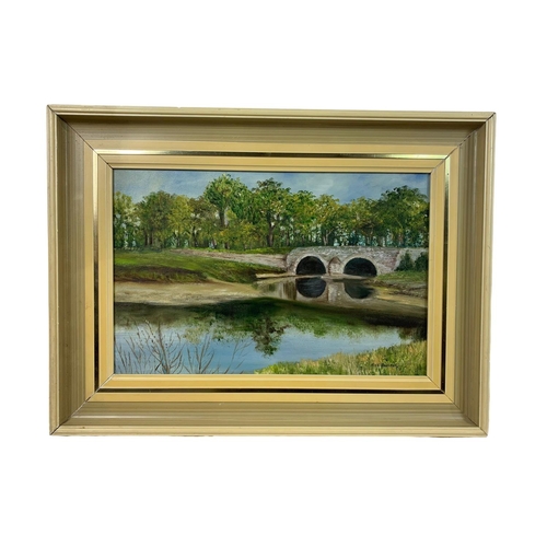 274 - 4 large vintage oil paintings, 68cm