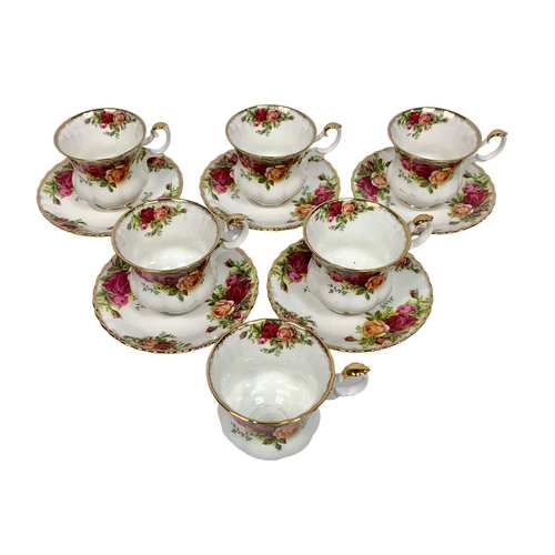 480 - 11pc Royal Albert Old Country Roses coffee set