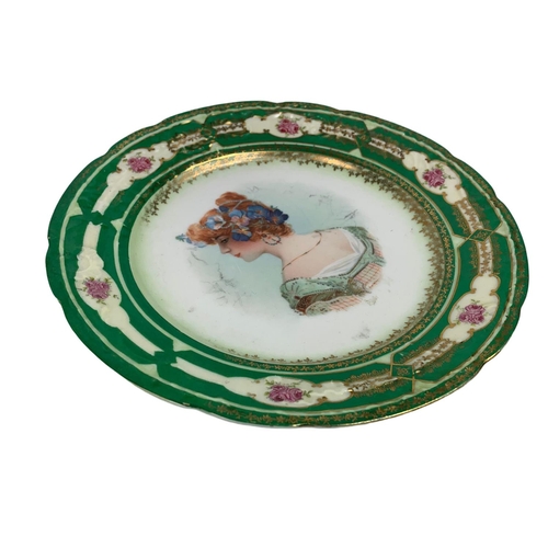 492 - 4 late 19th century decorative plates by Carl Tielsch, circa 1890, 22cm