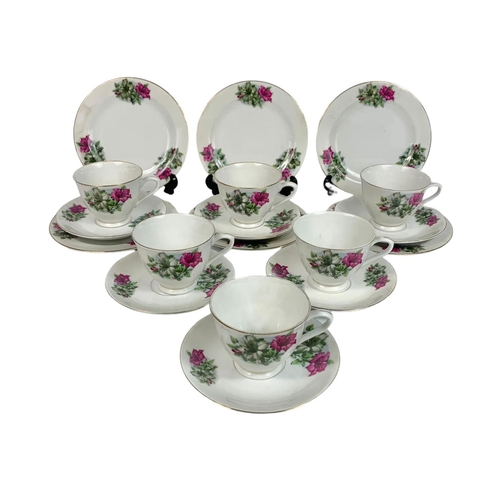 498 - 18pc Chinese tea set