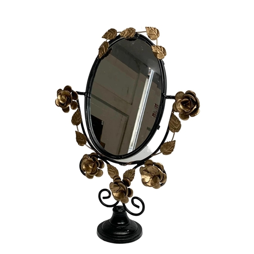53 - Vintage dressing table mirror. 35x48cm