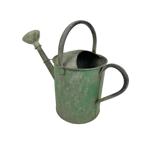 68 - Vintage galvanised watering can