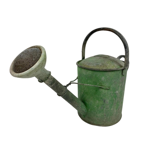 68 - Vintage galvanised watering can