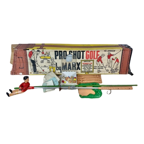 368b - Vintage Pro Shot Golf by Marx. Box measures 92cm