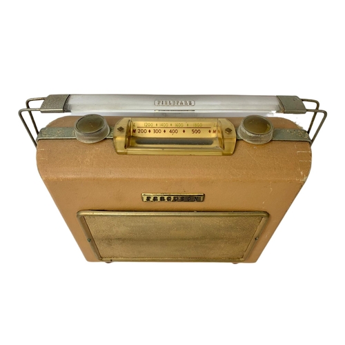 725 - Vintage Ferguson Fieldfare 348BT radio. 26 x 9 x 25cm