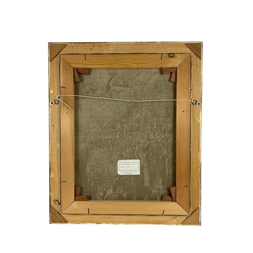 127 - Vintage ornate gilt framed oleograph. 53 x 63cm