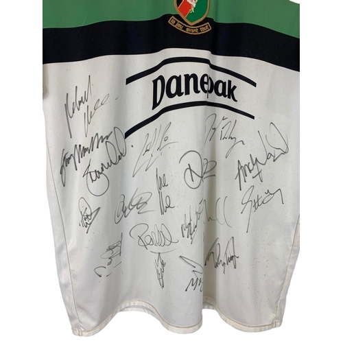 178 - 2 signed Glentoran football shirts, 2009 squad including Keith Gillispie