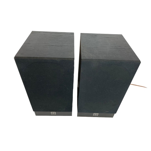 298 - Pair of Wharfedale speakers. 25.5 x 29.5 x 49cm